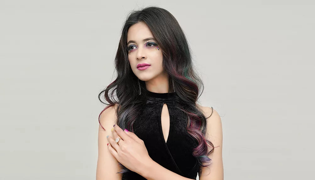 ribbon balayage hair color technique