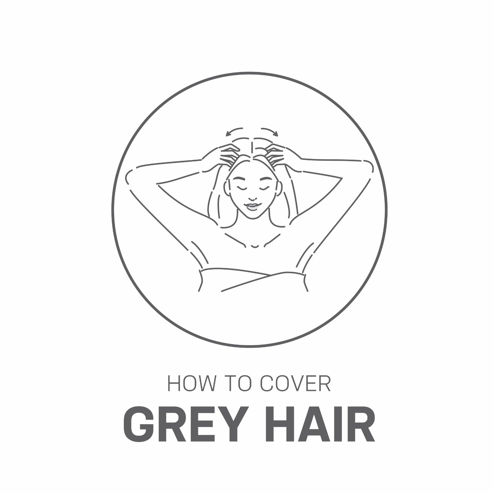 How to cover grey hair Grey hair coverage at home Eazicolor