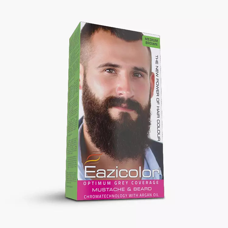 Medium brown Beard Color for mrn in Pakistan| Eazicolor Beard Dye