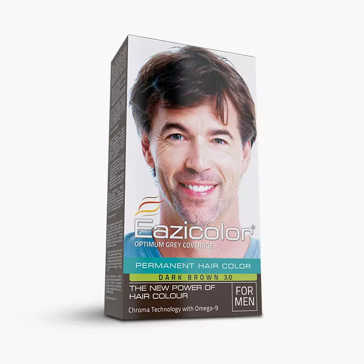 dark brown hair color for men | eazicolor