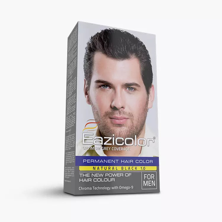 Best hair color for men| Black | Eazicolor