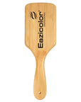 Eazicolor Bamboo Wood Paddle Hair Brush with Wood Bristles