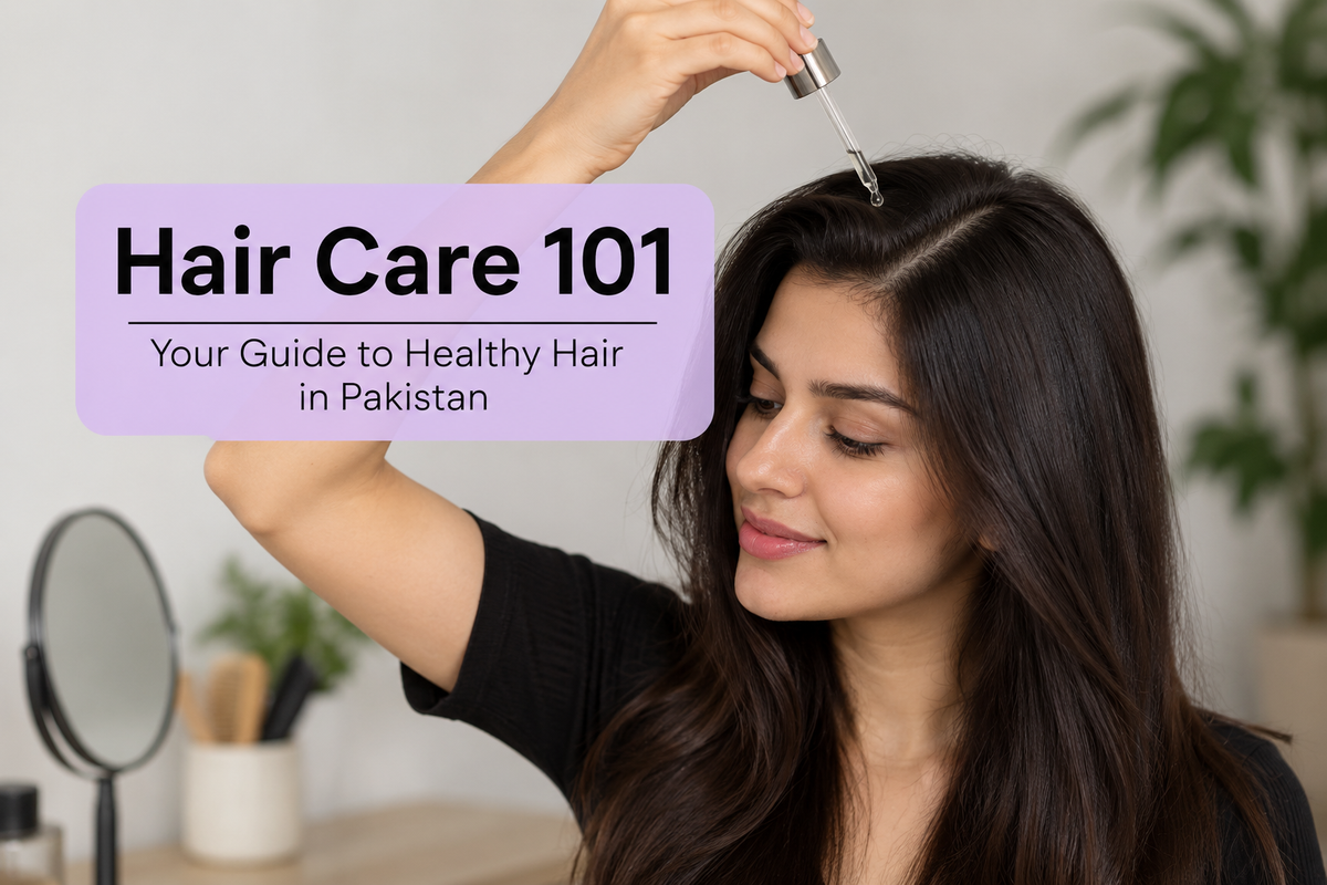 hair care guide in Pakistan by Eazicolor professional, girl protecting her hair 