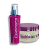 Eazicare hair serum and repair mask on a white background