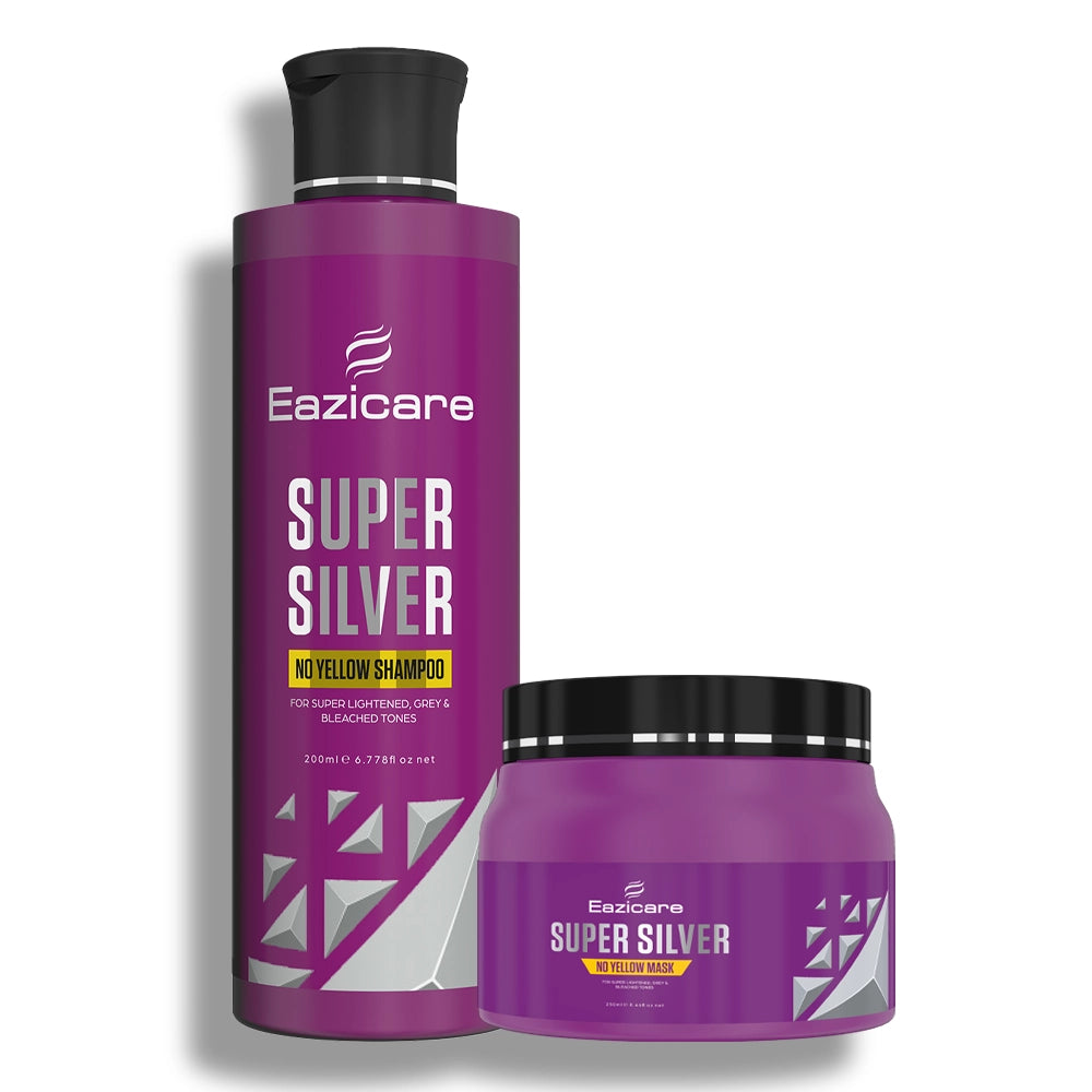 Eazicare No Yellow Purple Shampoo &amp; Mask Bundle